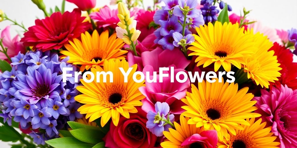 A colorful bouquet of fresh flowers in a vase.